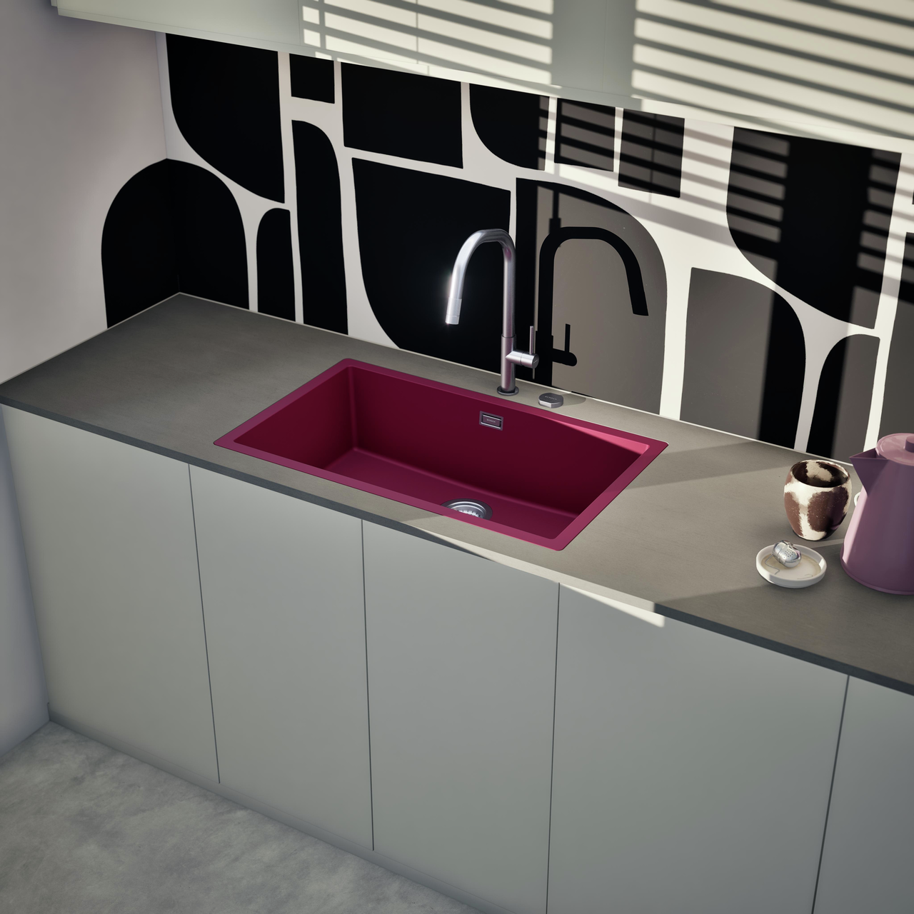 Dřez FORMHAUS D-100LS NERO